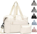Pritent Travel Duffle Bag, Waterproof Weekender Overnight Hospital Bags for Women Men with Toiletry Bag Lightweight Carry on Personal Item Duffle Gym Bag for Travel, Airplanes, Sports