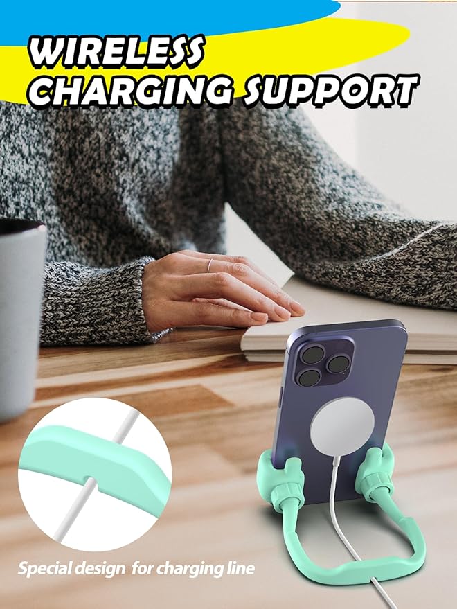 Gifts for Boys Girls Teens Kids: Thumbs Up Lazy Phone Stand Holder for Desk Funny Gadgets Teenage Tween Man Woman Dad Father Mother Mom Husband Wife Adults Stocking Stuffers Who Have Everything