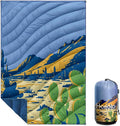Camping Blanket,Lightweight Puffy Printed Camping Blanket Packable Outdoor Blanket for Camping,Traveling, Stadium, Hiking, Picnics