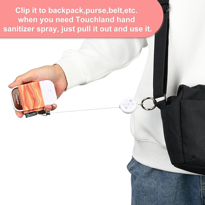 Beautyflier Pack of 4 Elastic Sleeve for Touchland Power Mist and Glow Mist 1FL OZ Hand Sanitizer Spray