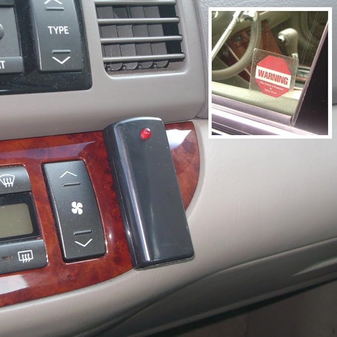 Winner International The Club SA110 Vehicle Anti-Theft Alert Signal and Decal Combo Set