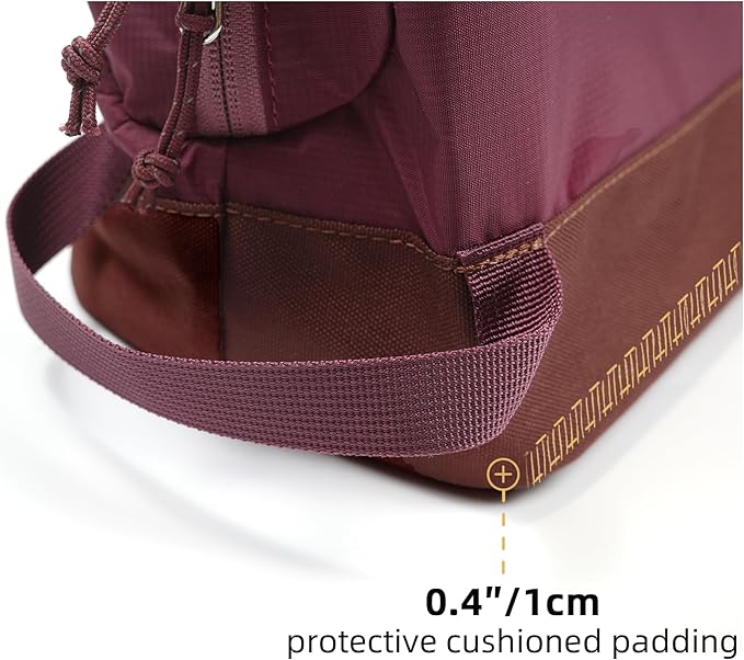 Travel Toiletry Bag 5L, Compact Travel Organizer with Waterproof TPU Wet/Dry Compartment