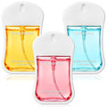 3 Pcs Power Mist Hydrating Hand Sanitizer Spray Bulk Travel Size Hand Sanitizer Pocket 1.35 Fl. oz Gourd Shape Spray White Bottle for Daily Use Women Men Nurse Employee Teacher Holiday Gifts