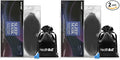 HealthA2Z Sleep Eye Mask, Heat-Bonded Technology, Easy to Adjust, Ideal for Meditation, Yoga, Travel, Nap, Insomnia Black (Pack of 2)