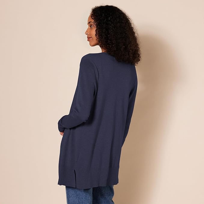 Amazon Essentials Women's Lightweight Long Sleeve Open-Front Cardigan Sweater (Available in Plus Size)