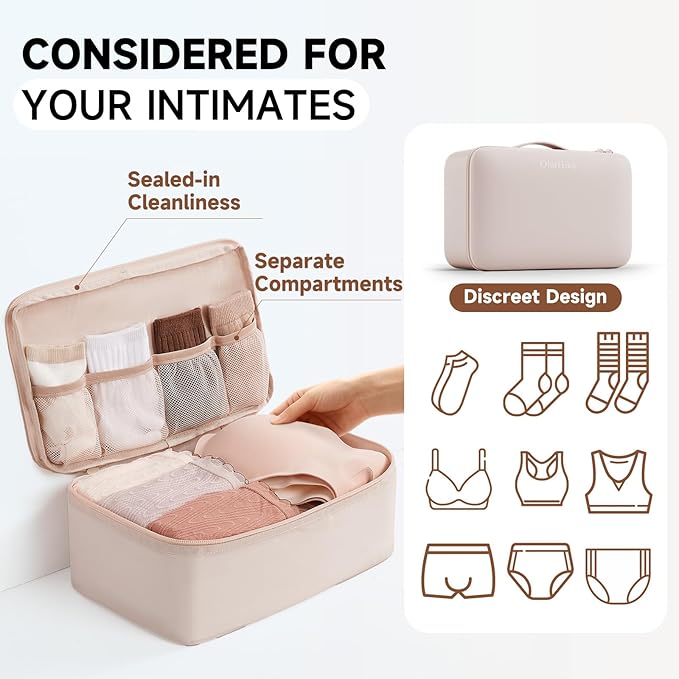 11 Set / 9 Set Packing Cubes for Travel,Gifts for Women Mom Kids,TSA Approved Bags for Makeup, Cosmetic, Toiletry, Organizers for Suitcase Carry On, Cruise Essentials Airplane Accessories, Beige