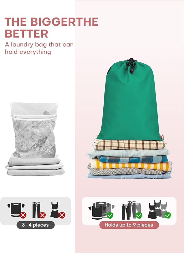 SDGFUI 6 PCS Set Compression Packing Cubes for Travel, Lightweight Packing Organizer Bags Travel Essentials for Carry On, Suitcase, Home Closet - Green