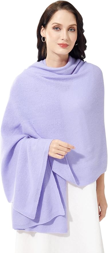 Soft Cashmere Blend Wrap Chic Scarf Stole for Women Wayfarer Travel Extra Large 87"x28"