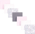 Hudson Baby Unisex Baby Cotton Flannel Receiving Blankets Bundle, Whimsical Unicorn, One Size