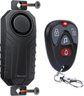 WSDCAM Screw-Mounted Trailer Anti-Theft Alarm - 113dB Loud Vibration Security Car Alarm with 7-Level Sensitivity, IP65 Waterproof, 130ft Remote Control for Truck Tool Box, Rooftop Cargo & Outdoor Gear