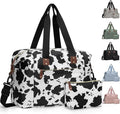 Pritent Travel Duffle Bag, Waterproof Weekender Overnight Hospital Bags for Women Men with Toiletry Bag Lightweight Carry on Personal Item Duffle Gym Bag for Travel, Airplanes, Sports