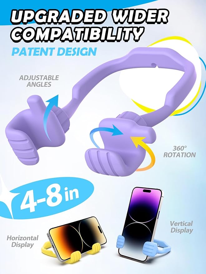 Moms Gifts for Mothers Day Wife: Gifts for Kids Teens Girls Boys Men Women Thumbs Up Lazy Cellphone Holder for Desk Funny for Adults Teenager Friends Stuff Stocking Stuffers Who Have Everything Ideas
