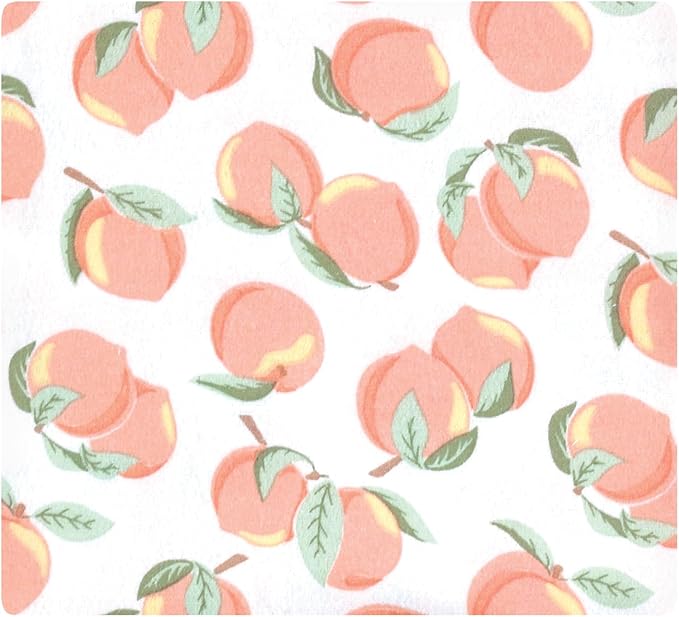 Hudson Baby Unisex Baby Cotton Flannel Receiving Blankets, Sweet Peach, One Size (Pack of 2)