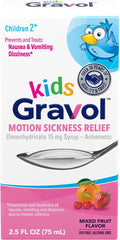 Gravol Kids Liquid for Motion Sickness Relief and Nausea Prevention, 2.5 fl oz (75 ml)
