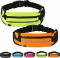 Anti-theft Invisible Waist Bag, Anti-Theft Money Belt Multifunctional Outdoor Sports Waist Bag, for Outdoor Running (Green+Orange)