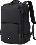 BAGOK Carry On Travel Backpack, Expandable Extra Large Airline Approved,Lightweight Daypack for Men and Women（Black）