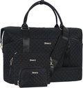 Weekender Bag, Large Travel Duffel Bag for Women, Carry on Overnight Bag with Shoe Compartment and Toiletry Bags