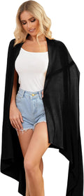 Tencel Cashmere Shawl Wraps for Women,Pashmina Stole Airplane Travel Wool Scarf Blanket Wrap Lightweight UPF 50+