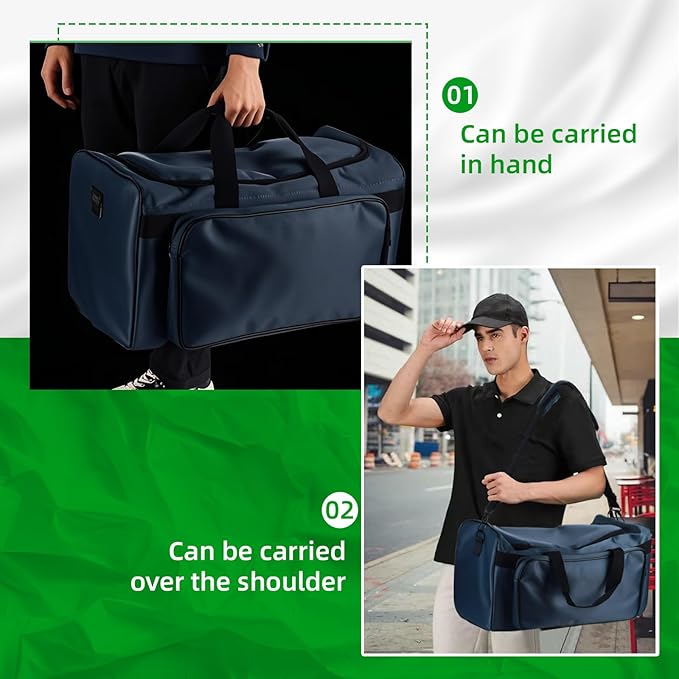 Sneaker Bag for Travel with 3 Adjustable Dividers for 4 Pairs of Shoes, 30L Outdoor Sports Bag/Gym Bag with Detachable Shoulder(Gray)