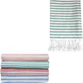 4 Packs Oversized Turkish Beach Towels Set Quick Dry Sand Free Boho Blanket Extra Large XL Swim Bath Pool Picnic Accessories Airplane Travel Vacation Essentials Women Mother Birthday (Green)