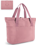 BAGSMART Tote Bag for Women, Foldable Tote Bag With Zipper Travel Large Shoulder Bag Handbag for Work