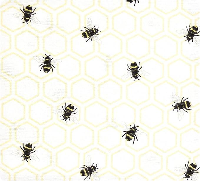 Hudson Baby Unisex Baby Cotton Flannel Receiving Blankets, Honey Bee, One Size