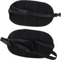 Airplane Footrest Hammock Adjustable Portable Foot Sling for Travel Oxford Cloth for Flights Relax Your Feet at Black