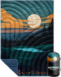 Camping Blanket,Lightweight Puffy Printed Camping Blanket Packable Outdoor Blanket for Camping,Traveling, Stadium, Hiking, Picnics