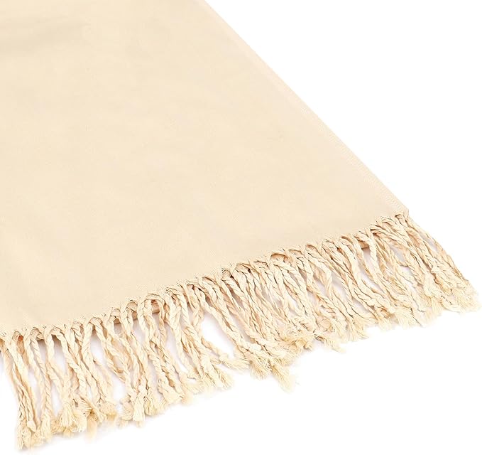 Soft Silky Pashmina Shawl Wraps Solid Colors Scarf for Wedding Evening Dresses