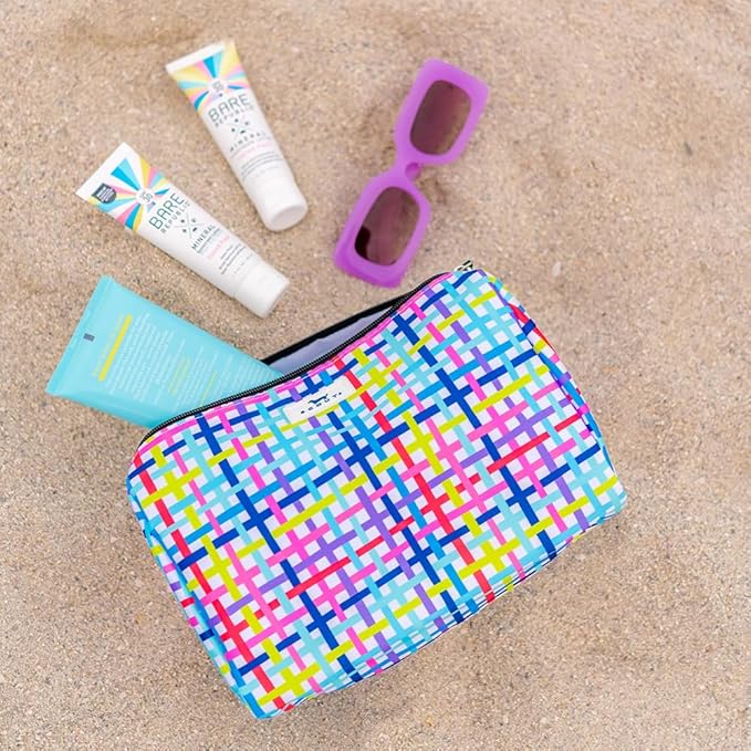 SCOUT Packin' Heat Toiletry Bag - Makeup, Toiletry & Cosmetic Bag, Fits Full Size Items, Inside Pocket, Water-Resistant, Zips Closed