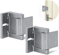 High-Security Reinforced Door Lock – Aluminum Privacy Latch for Home and Hotel, Easy Installation with Stainless Steel Screws, Interior Night Lock for Added Protection(Gary-2 Pack)