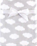Luvable Friends Unisex Baby Coral Fleece Blanket, Gray Cloud, One Size