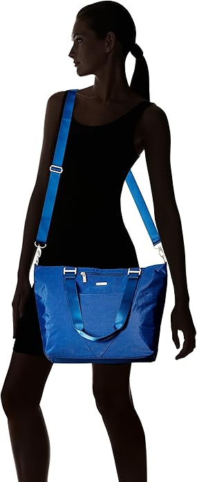 Baggallini Avenue Tote - 12x18 Laptop Tote Bag for Women - Lightweight Work Travel Carry On Bag
