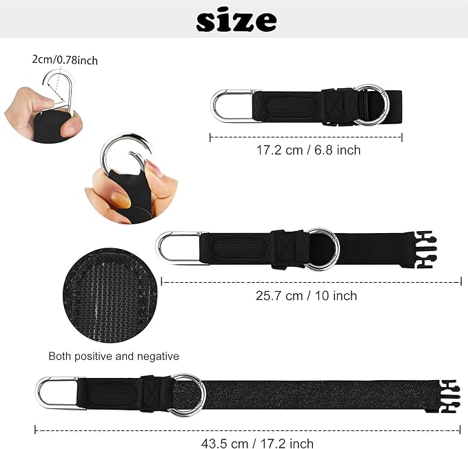 ZINZ Elastic Jacket Gripper Travel Strap with D-Ring Hooks and Buckle, Suitcase Straps Belts Travel Accessories, Makes Your Hands Free