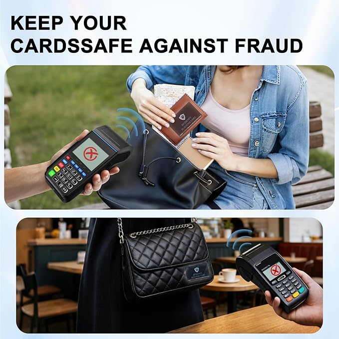 5 Pack RFID Blocking Cards, NFC Contactless Bank Debit Credit Card Protector, Anti-Theft Wallet Shield for Passport & ID, Ultra Slim Full Protection Blocker