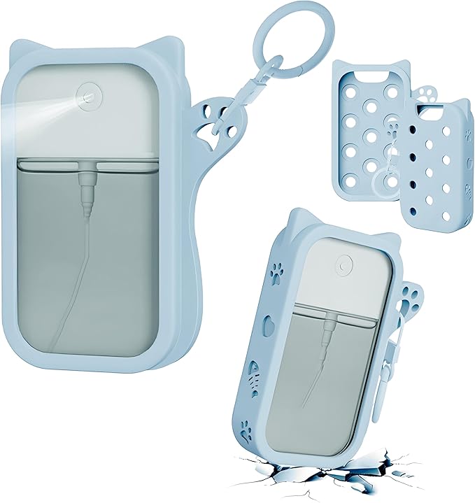 Silicone Case Compatible with Touchland Hand Sanitizer Spray, Protective Case for Power Mist and Glow Mist 1 fl oz