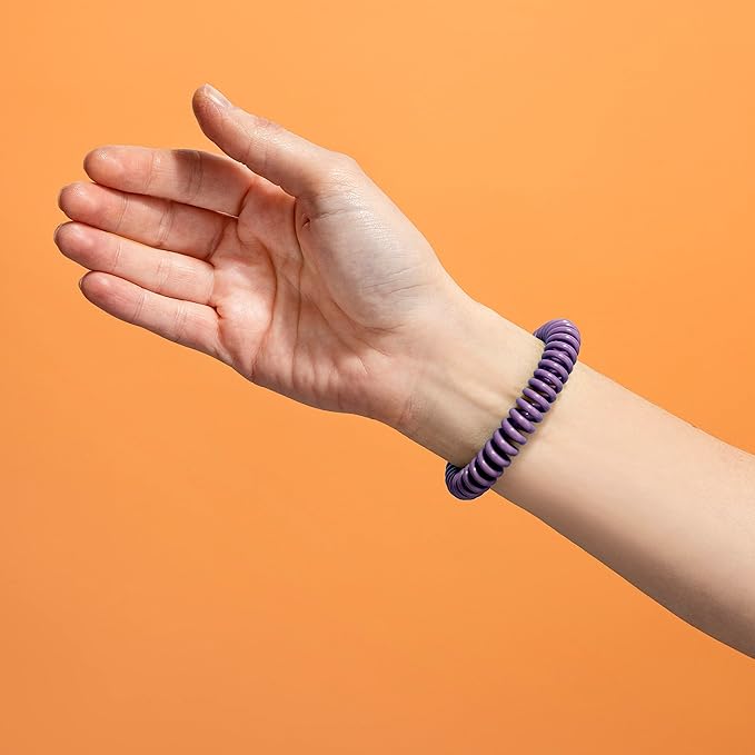 SoulSation 25 Pack Mosquito Repellent Bracelets, DEET-Free for Kids & Adults, Individually Wrapped Bands