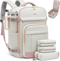 LOVEVOOK Travel Backpack for Women & Men - 17.3 Inch Carry On Backpack & Personal Item Backpack for Airlines, Spacious and Durable Design, with 3 Packing Cubes
