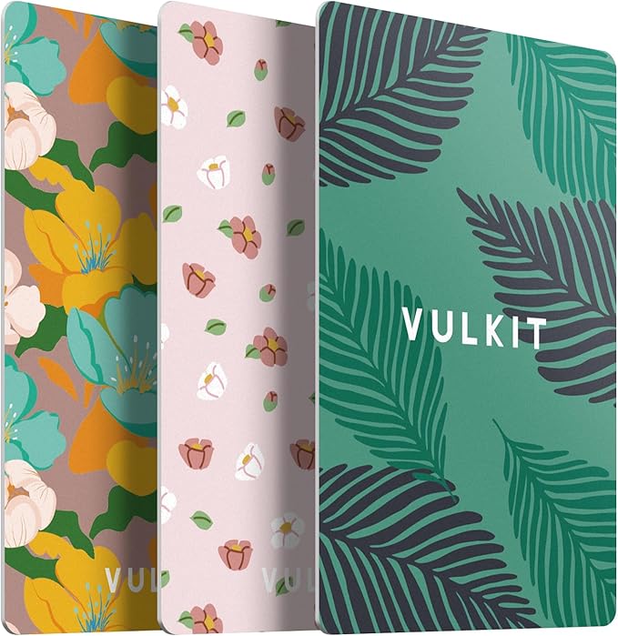 VULKIT RFID Blocking Cards, Slim RFID Card Blocker & NFC Contactless Card Protector for Your Wallet and Passport for Travel, Outdoor (3, combo)