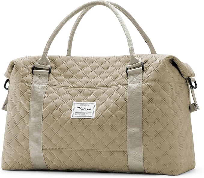 HYC00 Travel Duffel Bag,Carry-on Overnight Weekender Bags for Women,Sports Tote Gym Bag with Wet Pocket