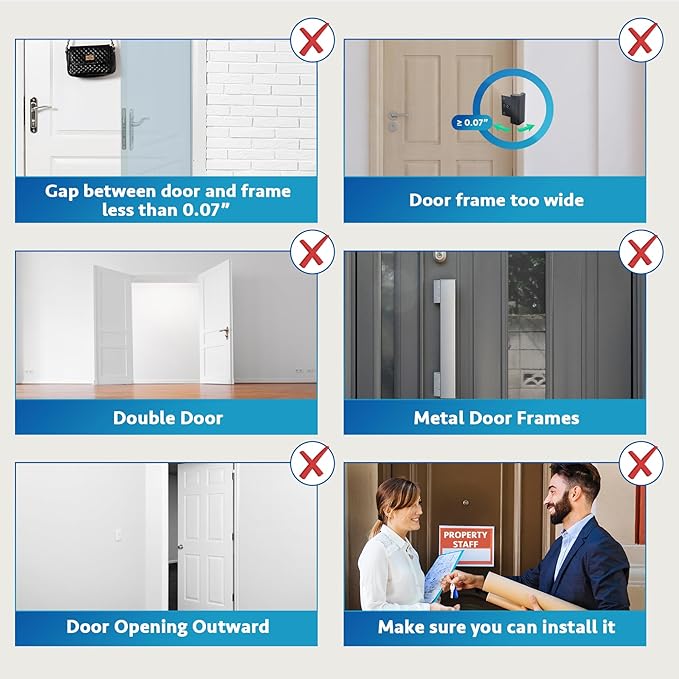 Dwell+Good Door Locks (2-Pack) - Easy To Install Aluminum Home Security Door Locks for Front Door - Child Proof Door Lock for Kids Safety - Withstand 800 lb of Force & Tamper Proof Top Door Lock Latch