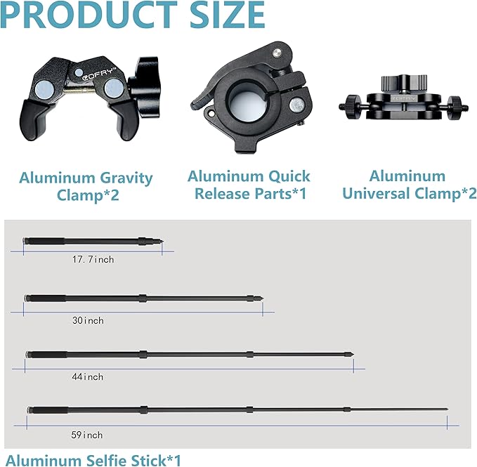 360 Motorcycle Mount Kit, Universal Adjustable Motorcycle Camera Mount for Motorcycle Handle, Compatible with Insta360 X4 X5 Accessories, Bike Mount for GoPro Camera