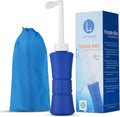 XL laphang Portable Bidet 500ml Blue Peri Bottle with Waterproof Pouch and Cap – PP + TPR, Leak Proof & Scratch Resistant –Perineal Bottle for Postpartum Hemorrhoids Healing, Maternity Kit Essentials