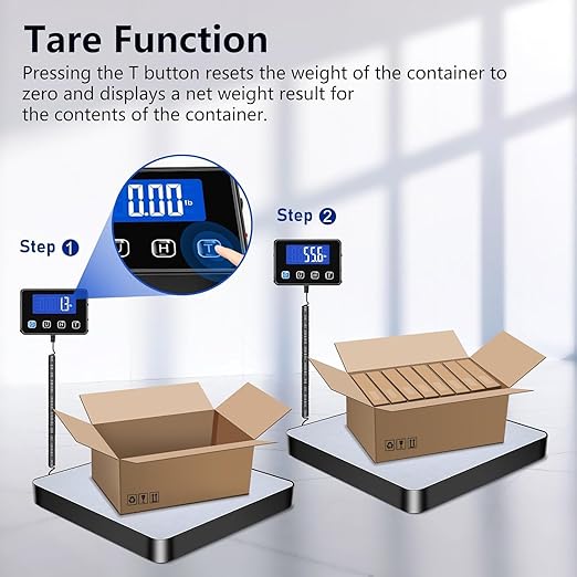 KUAIVO Shipping Scale, 440lb/0.35oz High Accurate Digital Postal Scale with Hold/Tare Function, Shipping Scale for Small Business, Packages, Luggage, Home Use, Battery & Charging Cable Include