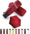 GAOYAING Small Mini Umbrella with Case Light Compact Design Perfect for Travel Lightweight Portable Parasol Outdoor Sun&Rain Umbrellas 34 Inches