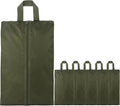 6pcs Portable Shoe Organizer, Travel Pouches with Zipper, Golf Shoe Bags, Clothes Bags, Soccer Cleats Bag, Shoe Pouch for Gym, Waterproof, Odor-Resistant (Dark Green)