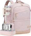 LOVEVOOK Travel Backpack for Women & Men, 40L Carry on Backpack Airline Approved, Large TSA Personal Item Travel Bag fits 17.3" Laptop, Business Weekender Bag for Essentials, 4Pcs