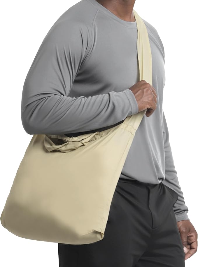 SYZY World's Most Compact Travel Tote Bag Portable Shopping Beach Market Bag - Reusable Collapsible Stuffable