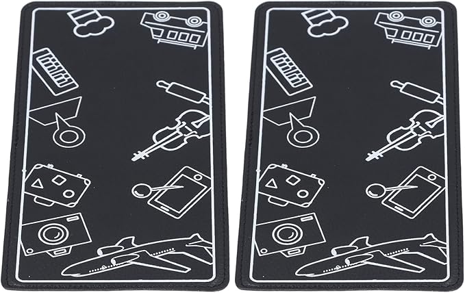 Travel Phone Holder Portable Multi Angle Tablet Stand for Airplane Gadgets, Versatile Desktop Cellphone Stand for Various Daily Needs, 2Pcs Foldable Tablet for Convenience