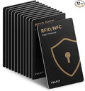 VULKIT RFID Blocking Cards 12 Pack Credit Card Protectors NFC Contactless Cards Protection for Business & Travel Wallet